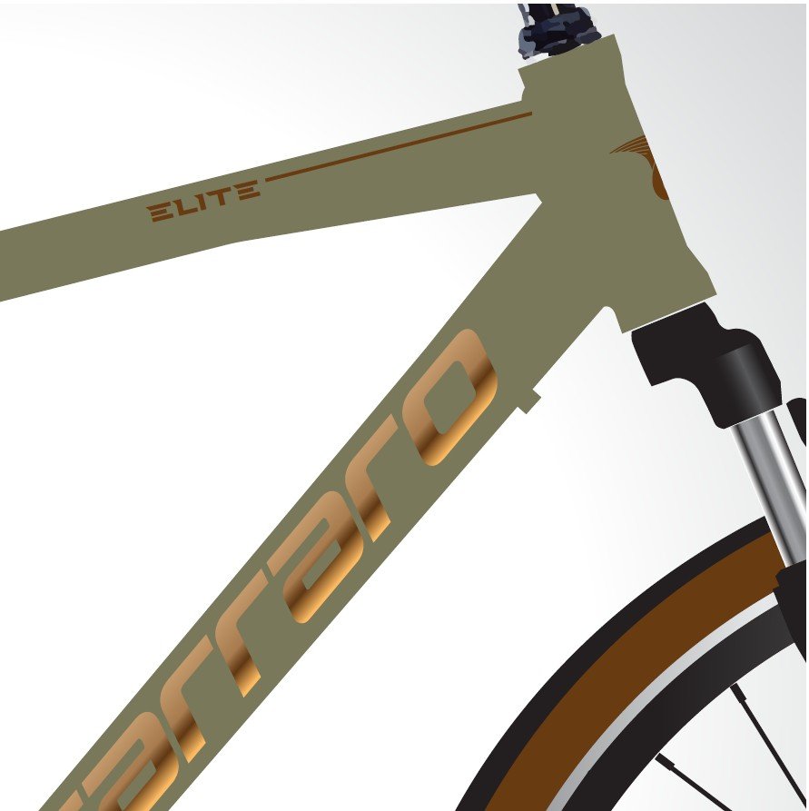 28 Carraro Elite 704 21v V- Fren Erkek Şehir Bisikleti 52cm - M.Metalik Açık Yeşil