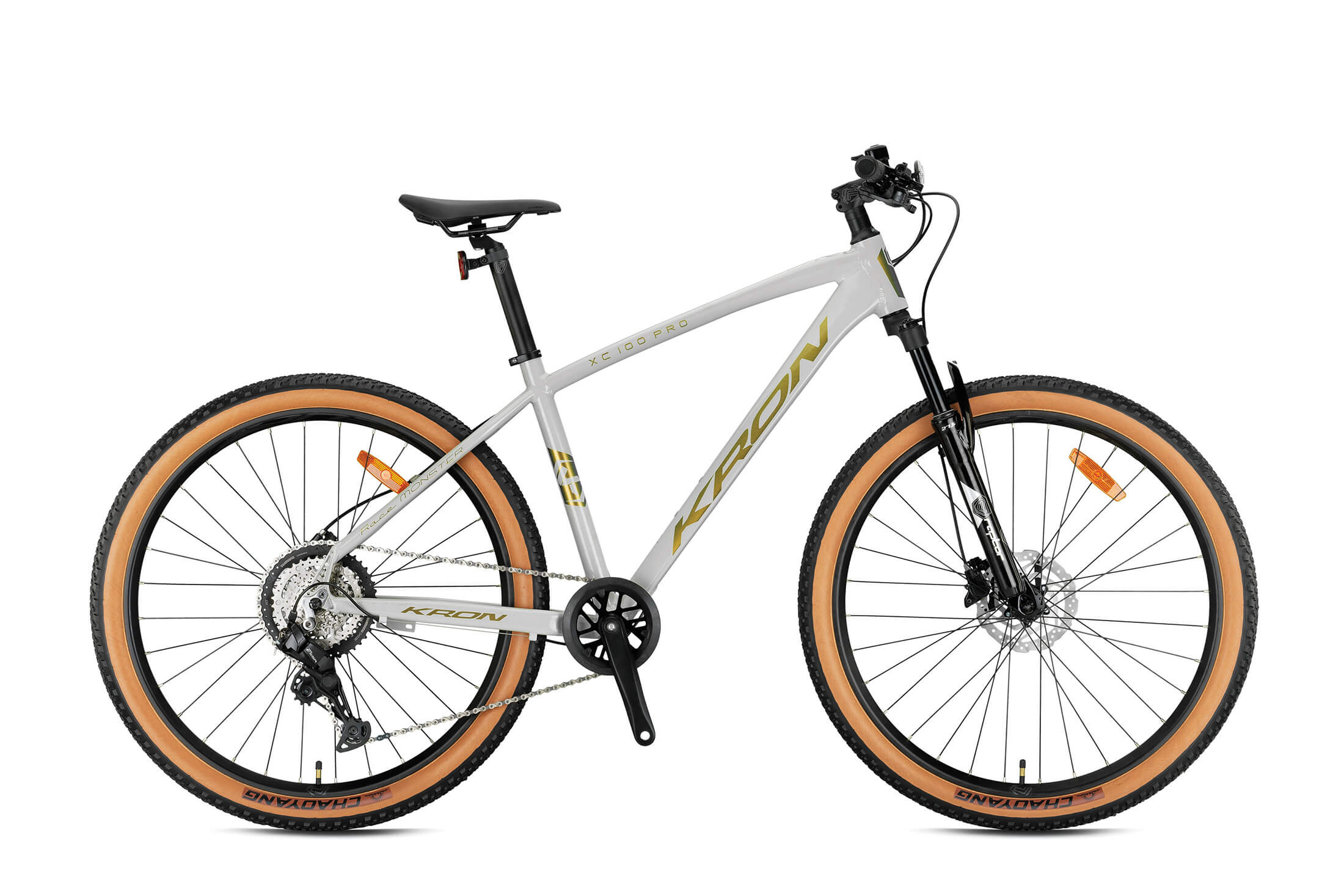 27.5 Kron XC 100 PRO 8v H.Disk Fren Dağ Bisikleti 38cm - Bej-Sarı