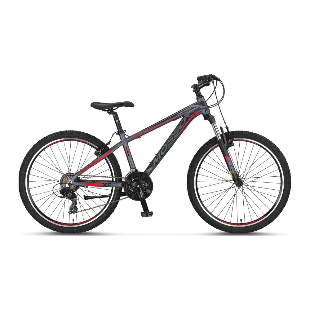 26 Mosso Wildfire 21v V-Fren Dağ Bisikleti 35.5cm - Antrasit-Kırmızı
