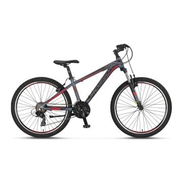 26 Mosso Wildfire 21v V-Fren Dağ Bisikleti 35.5cm - Antrasit-Kırmızı