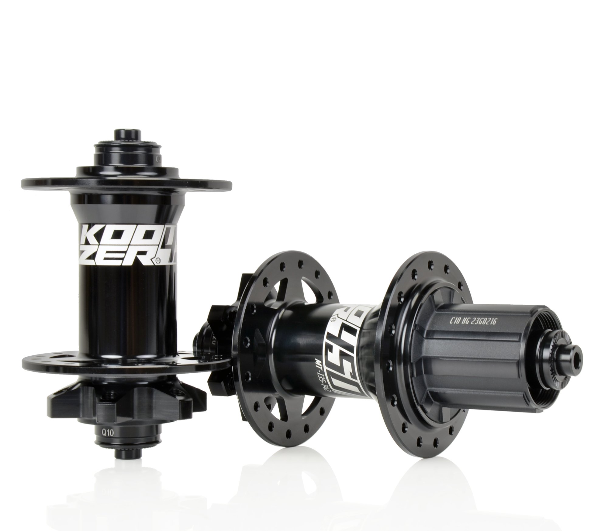 Koozer 450 5x100, 5x135 QR 6 Vida Disk 8-11s HG Mtb Göbek Seti Siyah