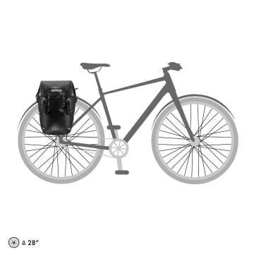 Ortlieb F2603 Bike-Packer Classic Arka Heybe Çanta Çift 40L Siyah