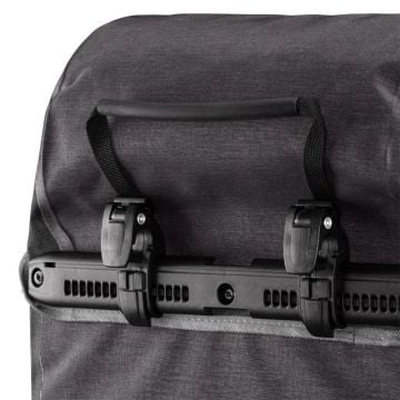 Ortlieb F2704 Bike-Packer Plus Arka Heybe Çanta Çift 42L Granit-Siyah