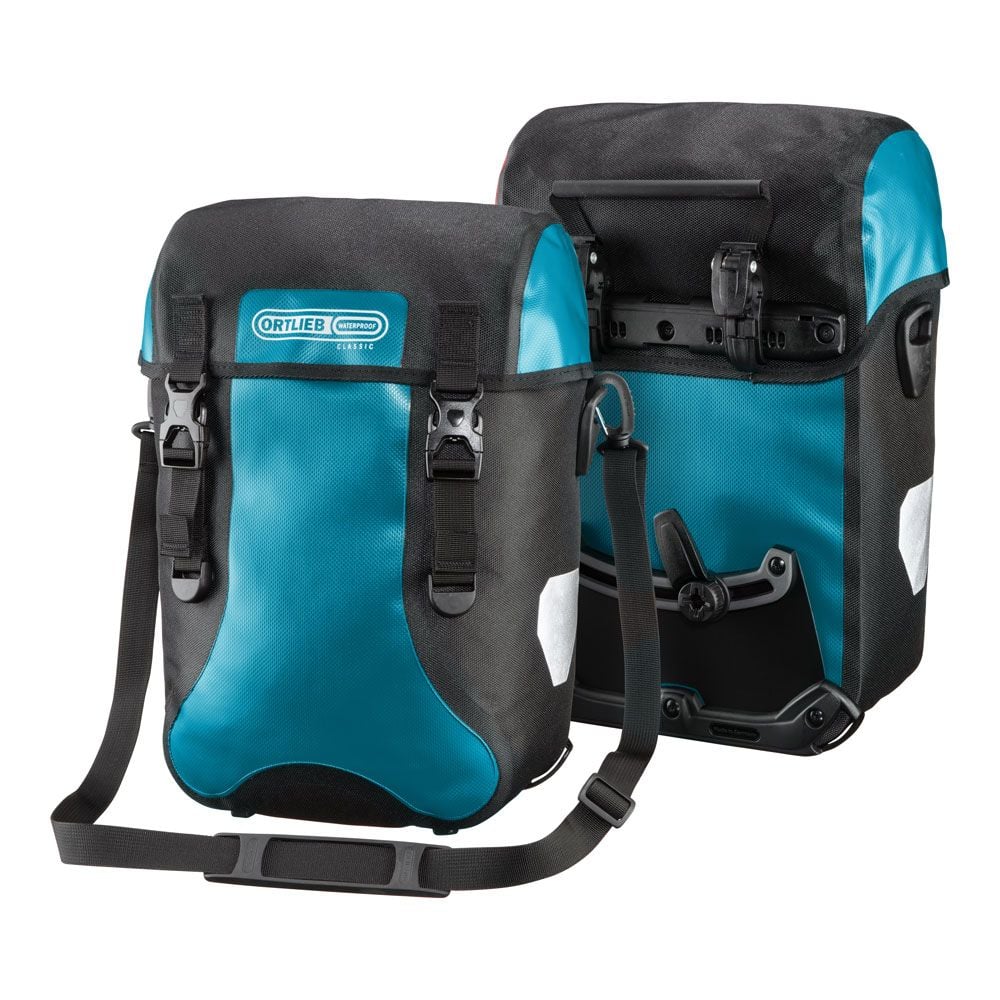 Ortlieb F4804 Sport-Packer Classic Ön Heybe Çanta Çift 30L Petrol-Siyah