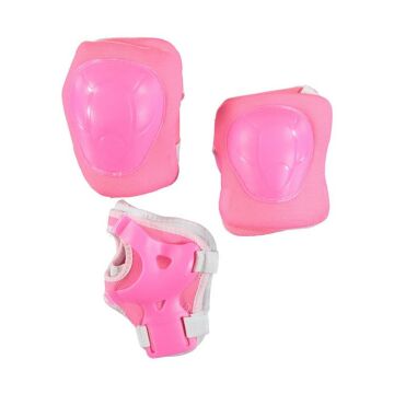 Erdem Oyuncak DDB-01 Dizlik-Dirseklik-Bileklik Çocuk Koruyucu Set Pembe