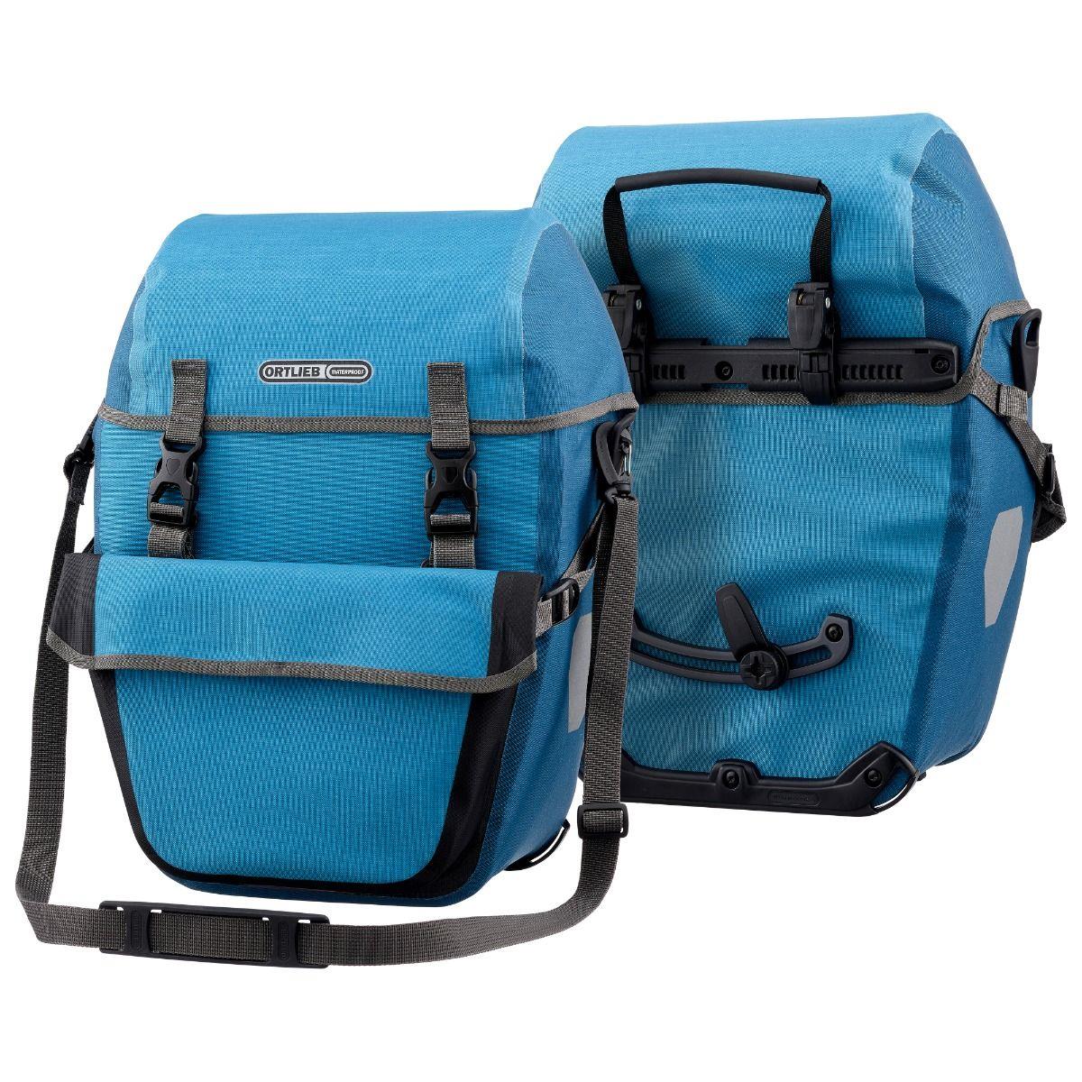 Ortlieb F2706 Bike-Packer Plus Arka Heybe Çanta Çift 42L Alaca Mavi-Mavi