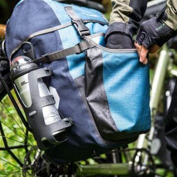 Ortlieb F2706 Bike-Packer Plus Arka Heybe Çanta Çift 42L Alaca Mavi-Mavi