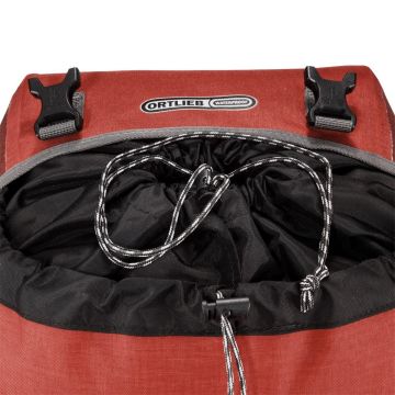 Ortlieb F2705 Bike-Packer Plus Arka Heybe Çanta Çift 42L Salsa-Dark Chili
