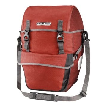 Ortlieb F2705 Bike-Packer Plus Arka Heybe Çanta Çift 42L Salsa-Dark Chili