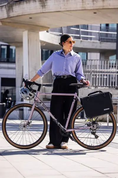 Ortlieb F70971 Office Çantası High Visibility Arka Bagaj Uyumlu 21L Siyah Fosforlu