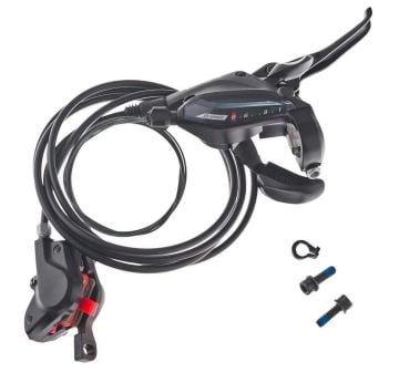 Shimano ST-EF505-8R, BR-MT200 8li Sağ-Arka H.Disk Fren/Vites Kolu Seti*