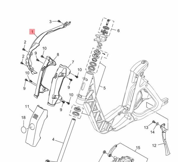 Yamaha Booster Zincir Muhafaza Kapağı X3WF23110000