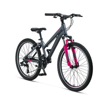 26 Mosso Wildfire 21v V-Fren Kadın Dağ Bisikleti 35.5cm - Antrasit-Pembe