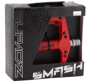 Supacaz Smash PD-03 113x114mm Thermopoly DH Platform Pedal Kırmızı