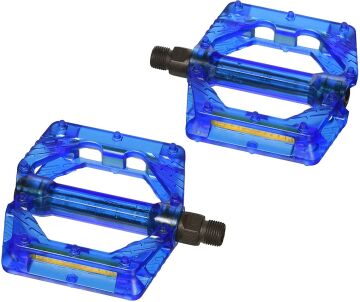 Xlc PD-M16 Platform Bisiklet Pedalı Transparan Mavi