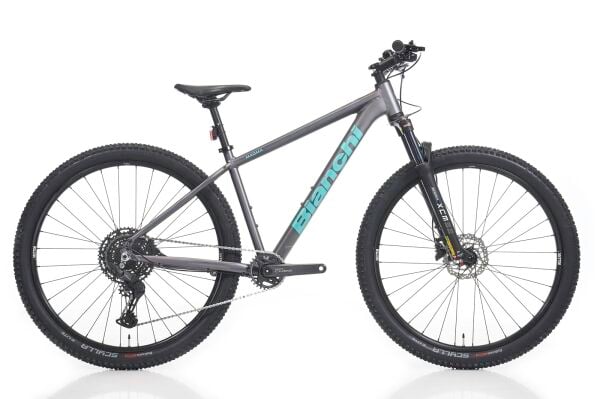 29 Bianchi MagmaComp 9.1 Cues 10v H.Disk Fren Dağ Bisikleti 48cm - Grafit-Celeste