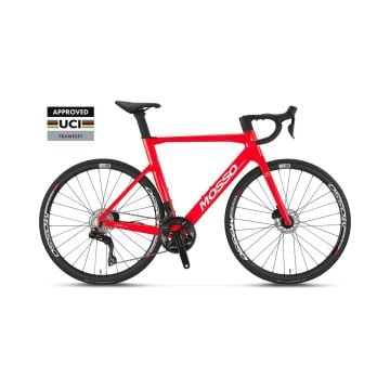 28 Mosso Aurora SR7.0 24v 105 Di2 H.Disk Fren Karbon Yarış Bisikleti 54cm - Kırmızı-Beyaz