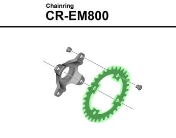 Shimano Steps CR-EM800 12s 34T Dişli FC-E8000/FC-E8050/FC-M8050 Y0RU9802T