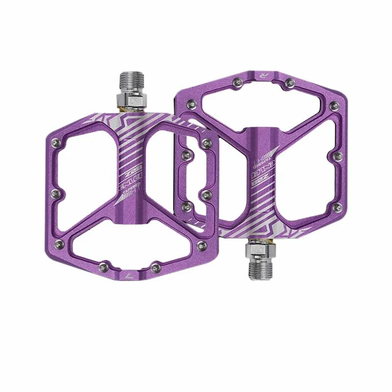 Enlee K203 110x91mm Mtb Alüminyum Platform Pedal Mor