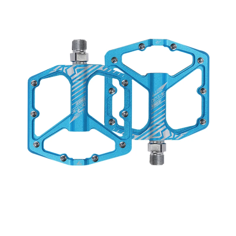 Enlee K203 110x91mm Mtb Alüminyum Platform Pedal Mavi