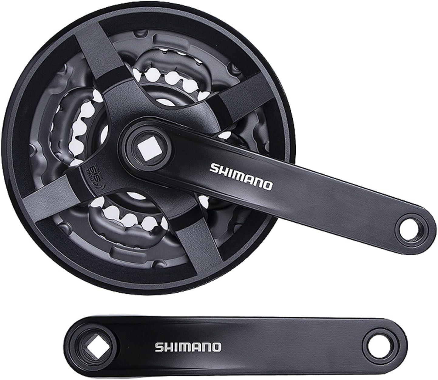 Shimano FC-TY301 170mm 42T 6-7-8V 3lü Aynakol Kapaklı Siyah*
