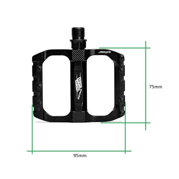 Enlee M506 95x75mm Mtb Alüminyum Platform Pedal Siyah