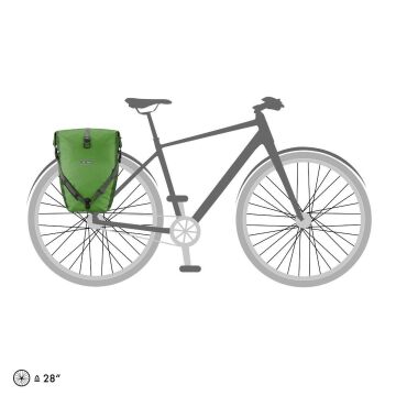 Ortlieb F5207 Back-Roller Plus CR Arka Heybe Çanta Çift 40L Kiwi-Moss Green