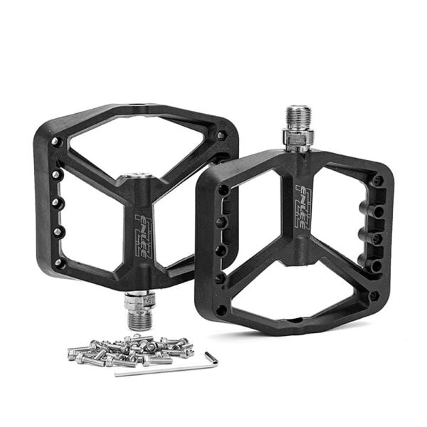 Enlee NY-02 110x100mm Mtb Naylon Fiber Platform Pedal Siyah