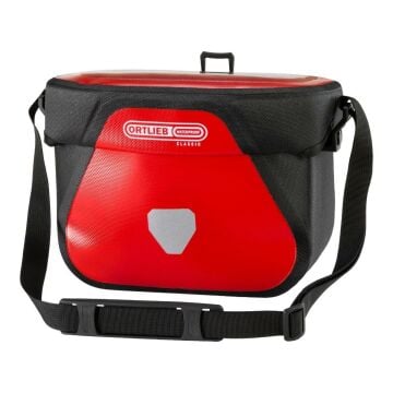 Ortlieb F3129 Ultimate Six Classic Gidon Çantası 6.5L Kırmızı-Siyah