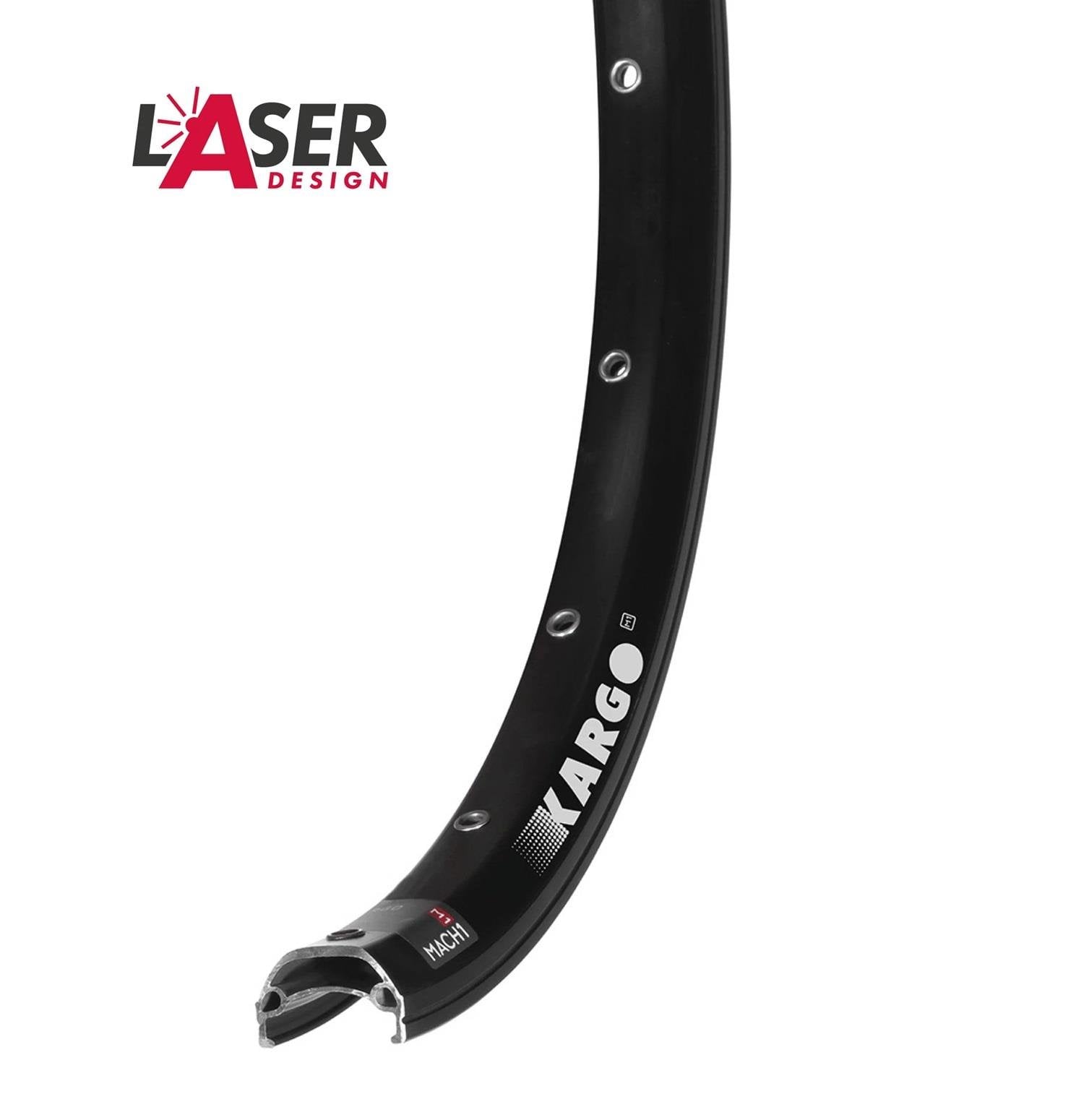 Mach1 Kargo 20'' Çift Kat Alüminyum T.sız AV Yüzüklü Jant Çemberi 32H Siyah