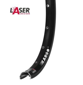 Mach1 Kargo 20'' Çift Kat Alüminyum T.sız AV Yüzüklü Jant Çemberi 32H Siyah