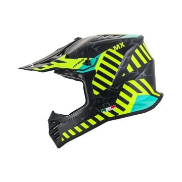 Sway FS-618 Alert Full Face Kask Mat Siyah-Sarı YL Beden (51-52cm)
