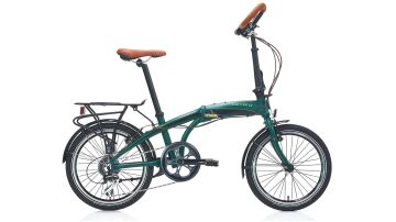 20 Carraro Flexi Comfort 8v V-Fren Katlanır Bisiklet Mat Koyu Yeşil