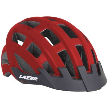 Lazer Compact CE-CPSC Unisize Bisklet Kaskı 54-61cm Kırmızı