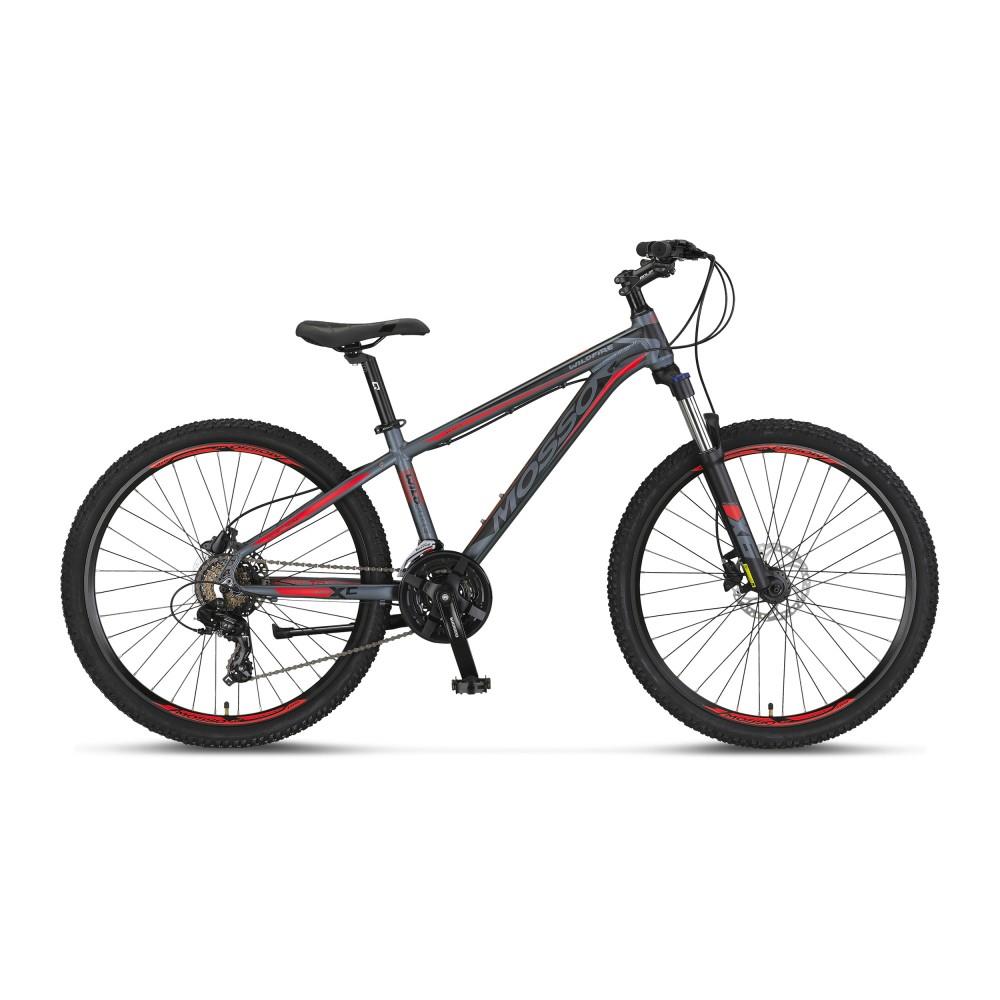 26 Mosso Wildfire 21v H.Disk Fren Dağ Bisikleti 41cm - Antrasit-Kırmızı