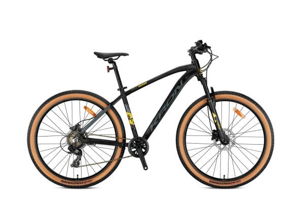 24 Kron XC 100 8v H.Disk Fren Dağ Bisikleti 33cm - M.Siyah-Sarı