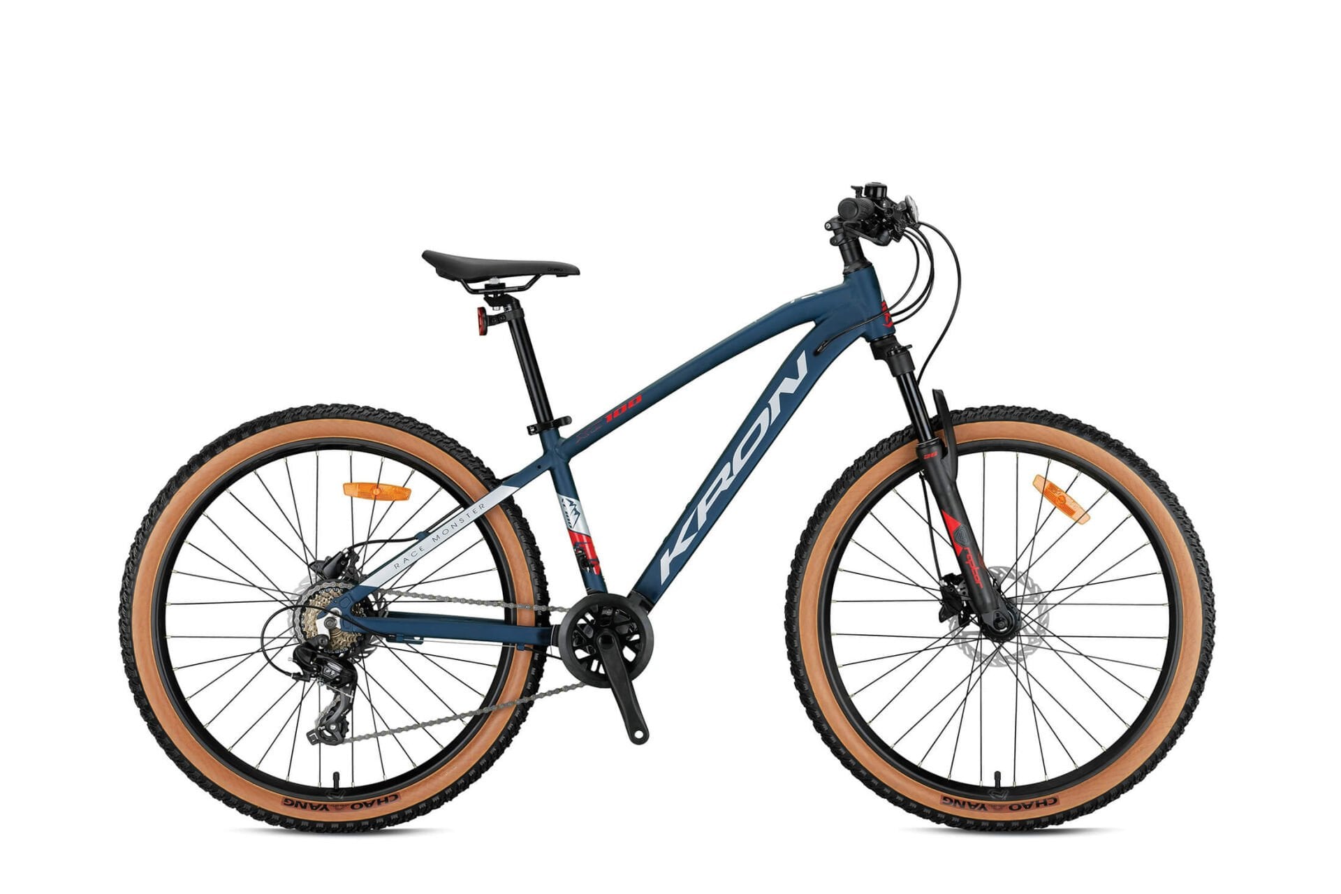 24 Kron XC 100 8v H.Disk Fren Dağ Bisikleti 33cm - M.Lacivert-Gri