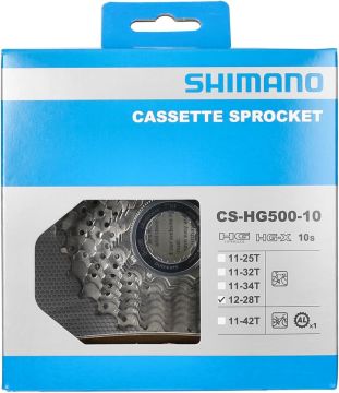 Shimano Tiagra/Deore CS-HG500 10lu 12-28t Arka Kaset Dişli Gümüş