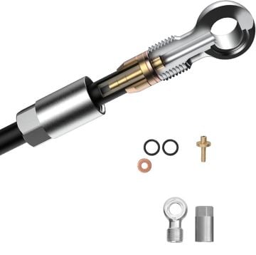 EZmtb Shimano/Sram/Formula Uyumlu Tek Taraf Hidrolik Hortum Banjo Set