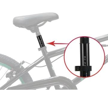 QRD 31.2>27.2mm Alüminyum Sele Borusu Adaptörü
