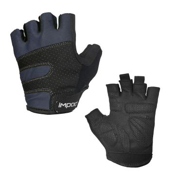 Impact Peak Kısa Parmak Yetişkin Bisiklet Eldiveni Gri-Siyah