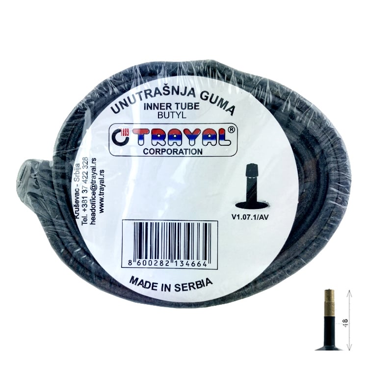 Trayal 27.5x1.50-2.125 AV48mm İç Lastik