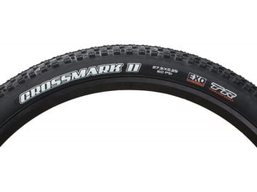 Maxxis 27.5x2.25 Crossmark II 60 Tpi EXO Tubeless Katlanır Dış Lastik Siyah TB91032100