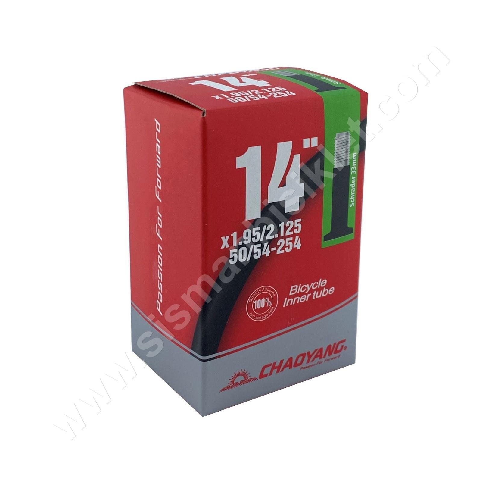 Chaoyang 14x1.95/2.125 AV33mm Bisiklet İç Lastik