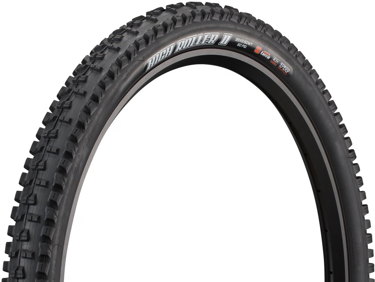 Maxxis 29x2.50WT High Roller II 3C Maxx Terra EXO TR Katlanır Dış Lastik Siyah