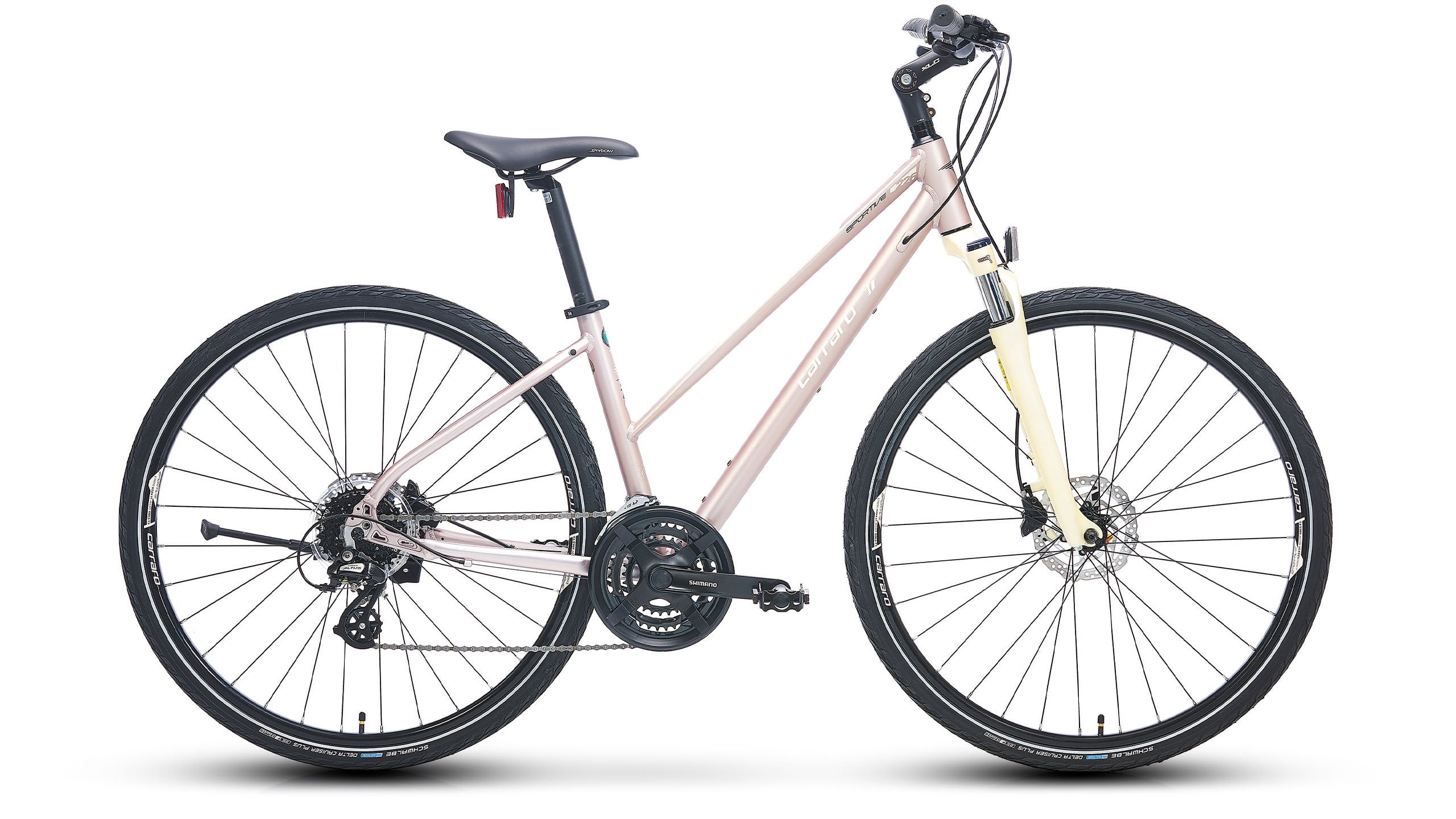 28 Carraro Sportive 226 24v H.Disk Fren Kadın Şehir Bisikleti 46cm - M.Metalik Pembe