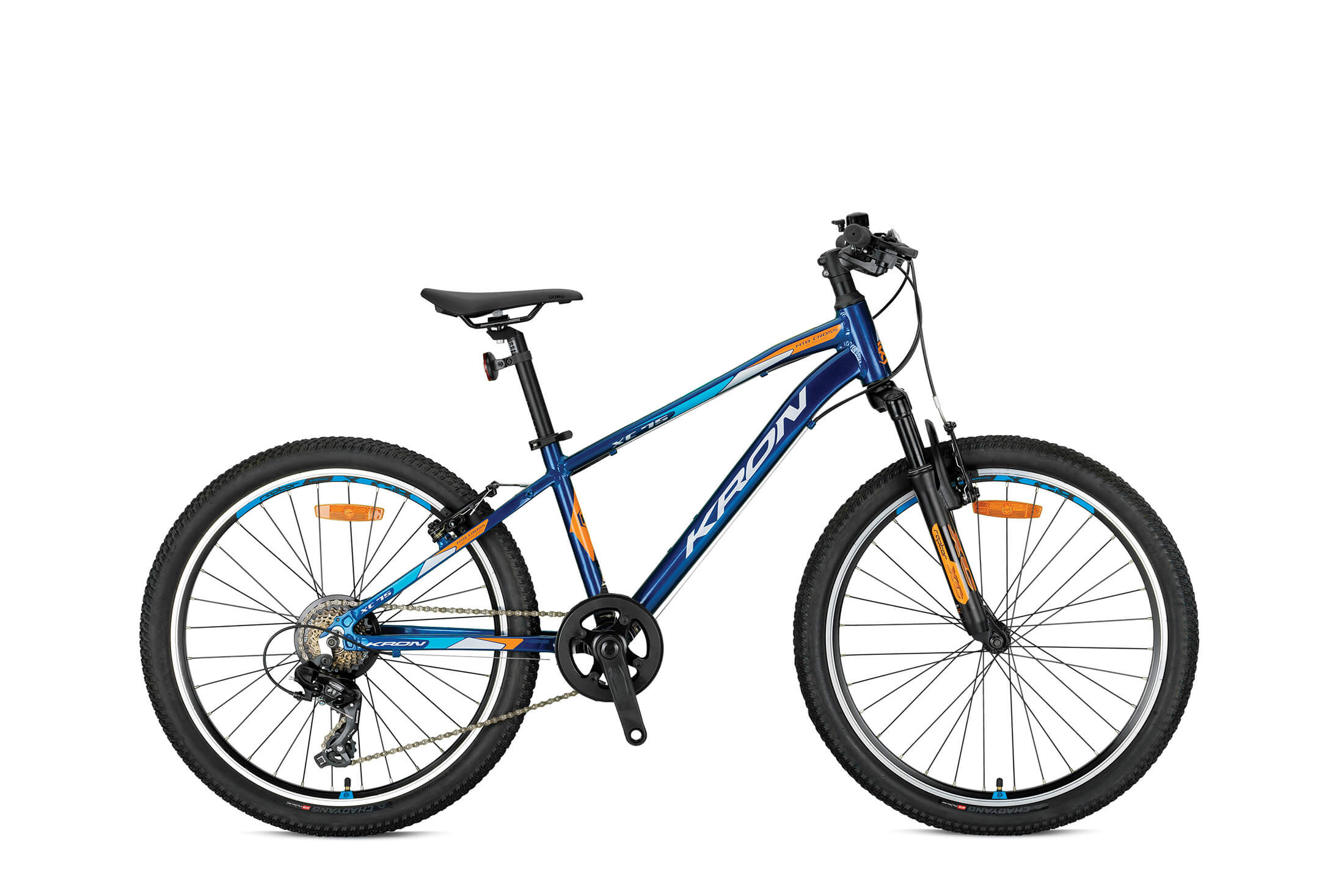 20 Kron XC 75 7v V-Fren Çocuk Bisikleti 28cm - Lacivert-Turuncu