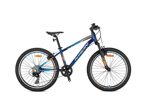 20 Kron XC 75 7v V-Fren Çocuk Bisikleti 28cm - Lacivert-Turuncu