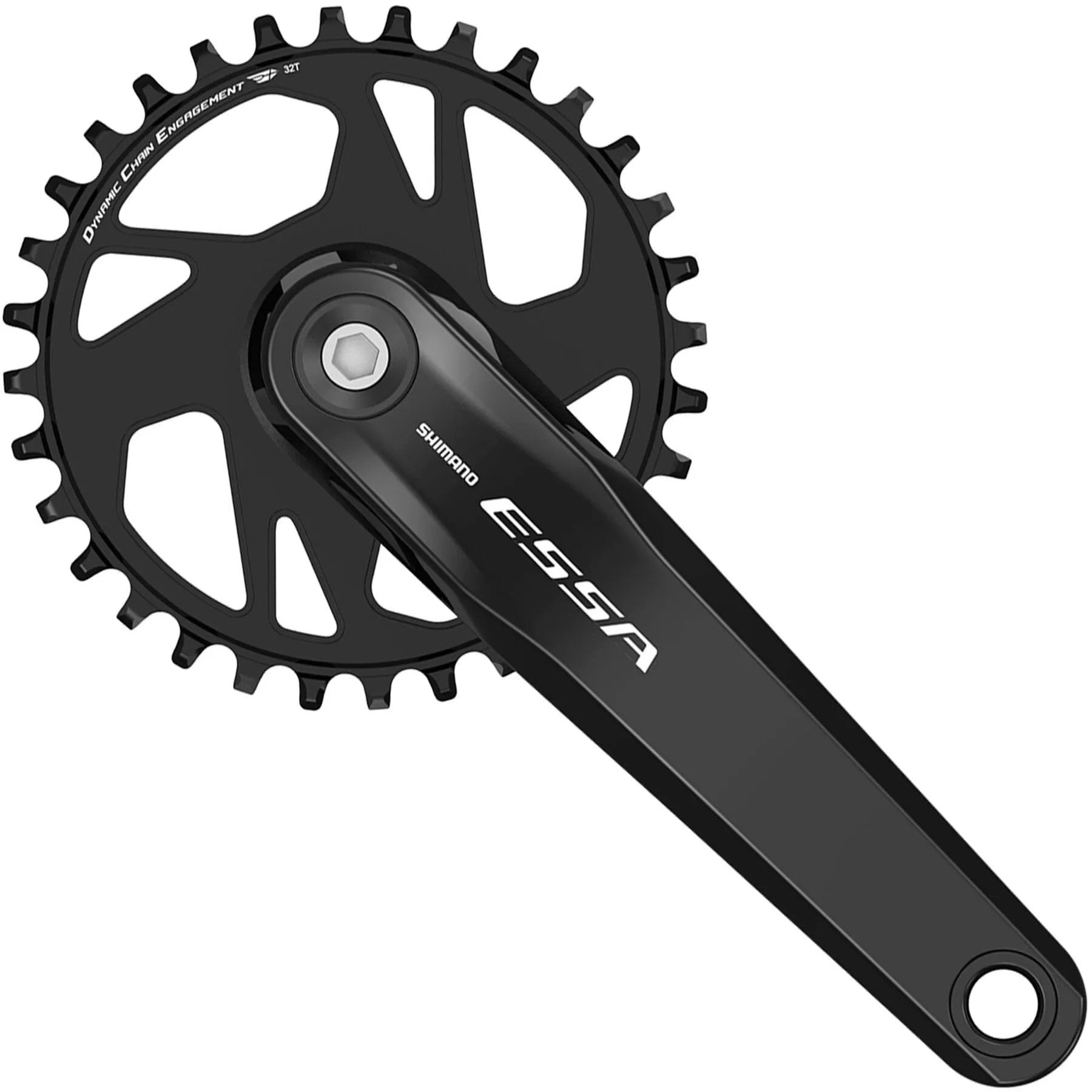 Shimano ESSA FC-U2000-1 170mm 32T 1x7/8s Uyumlu Tekli Aynakol Siyah