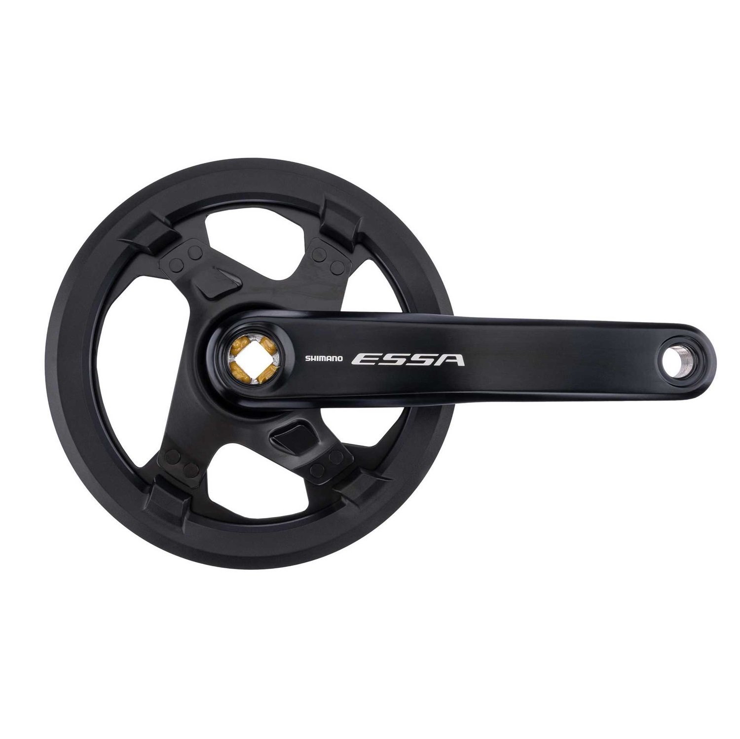 Shimano ESSA FC-U2000-1 170mm 40T 1x7/8s Uyumlu Kapaklı Tekli Aynakol Siyah